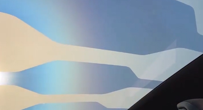 'Lác mắt' với công nghệ đổi màu cửa sổ trời xuất hiện trên Porsche Taycan