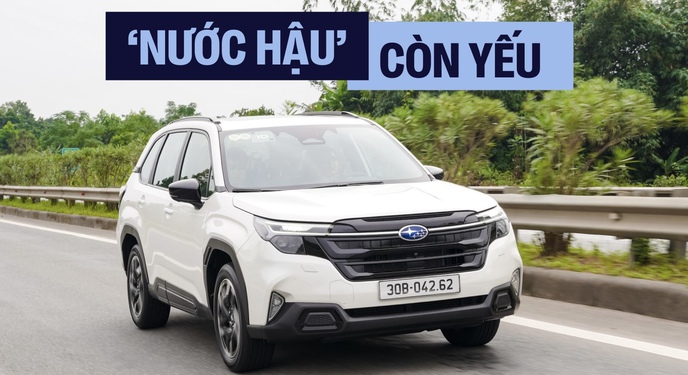 Cầm lái Subaru Forester vừa ra mắt: Động cơ mạnh hơn, tăng tốc tốt hơn nhưng ‘nước hậu’ còn yếu