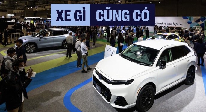 17 phút tua nhanh Japan Mobility Show 2025: Đủ phương tiện trên trời dưới biển, cho trẻ em đến người già, bán hàng đến hội họp
