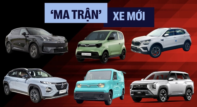 ‘Ma trận’ 29 xe lần đầu ra mắt Việt Nam năm 2025: Xe điện, xe Trung Quốc lấn lướt