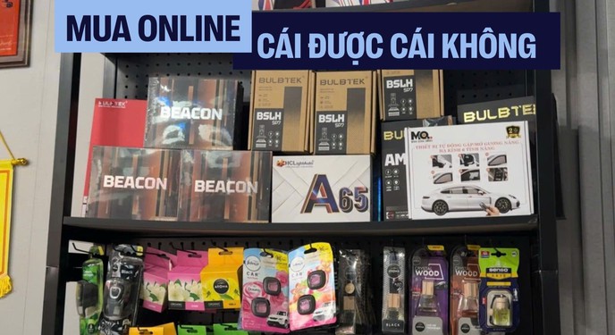 Thử mua phụ kiện ô tô online: Món ổn, món phải mang ra cửa hàng làm lại
