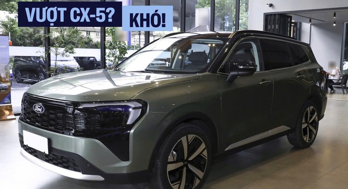 ‘Ford Territory mới dù làm tốt đến đâu cũng khó lấy ngôi vương của Mazda CX-5’