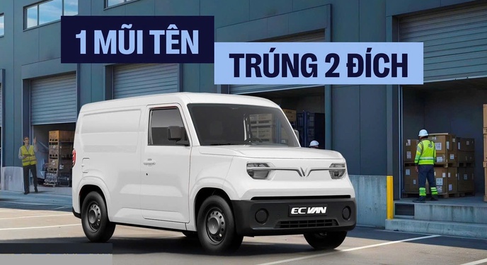 Đặt mua VinFast EC Van, chủ xưởng độ chia sẻ: '1 mũi tên trúng 2 đích, vừa nghiên cứu nâng cấp tính năng, vừa giao hàng phục vụ công việc'