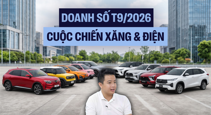 Xe xăng đang đi về đâu khi 6/10 mẫu xe bán chạy nhất tháng 9 gọi tên xe điện?
