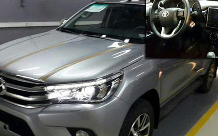 Toyota Hilux 2016 có thể về Việt Nam lần đầu lộ nội thất