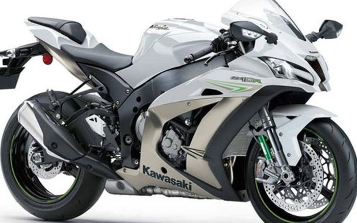 Siêu mô tô Kawasaki ZX-10R 2017 có thêm màu trắng mới