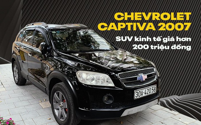 Ngôi sao một thời Chevrolet Captiva nay có giá hơn 200 triệu đồng
