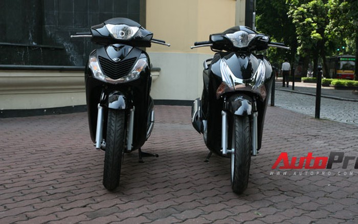 Honda SH 2011 Italia và SH 2012 Việt Một thương hiệu nhưng nhiều khác biệt