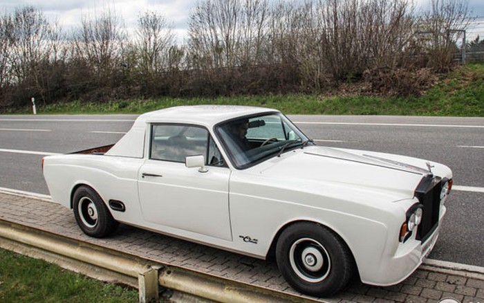 Rolls reversal Lord Bamfords brilliantly bonkers RollsRoyce pickup   Classic  Sports Car
